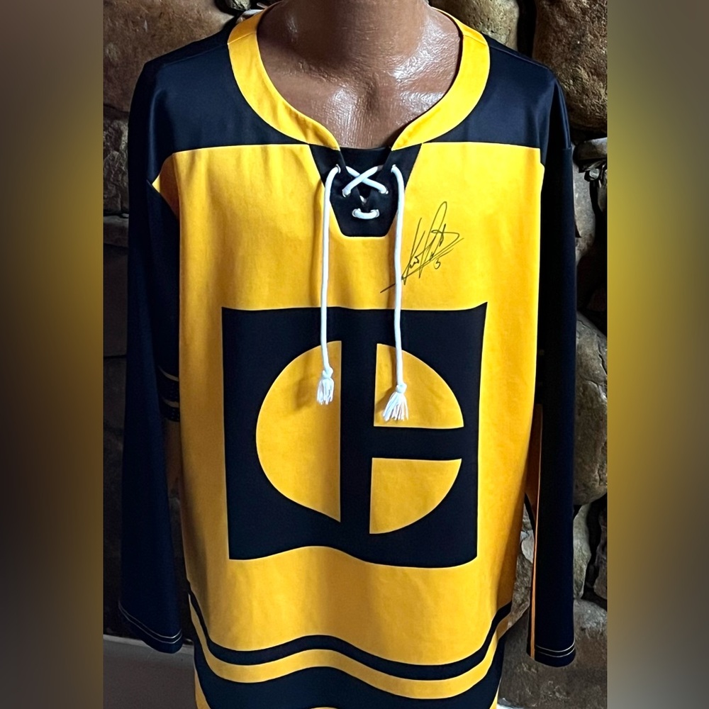 Denis Potvin Signed Rubix Caterpillar Jersey